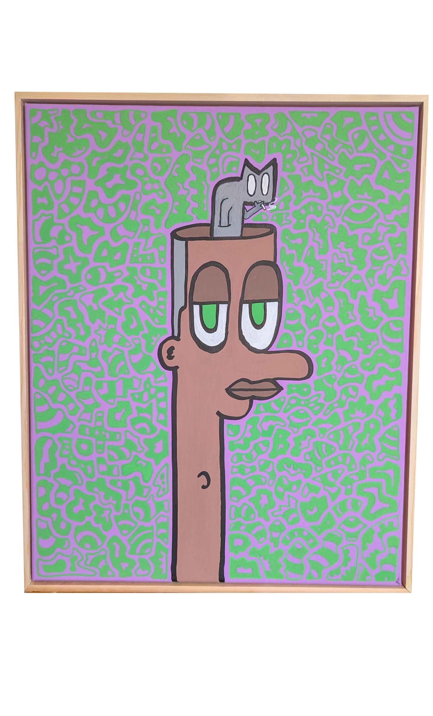 Am I in control? - Framed Acrylic on Canvas (520mm x 420mm)