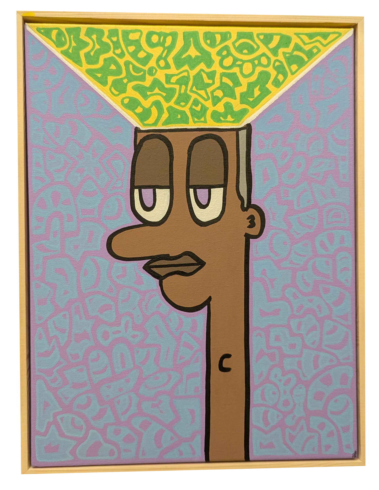 .Enlightened - Framed Acrylic on Canvas (420mm x 320mm)